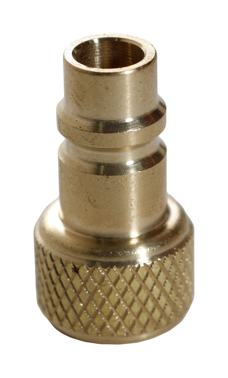 Robinair 16301 Low Side Tank Adapter - 1/2 Acme Female X Low Side R-134A Male Coupler, Gold